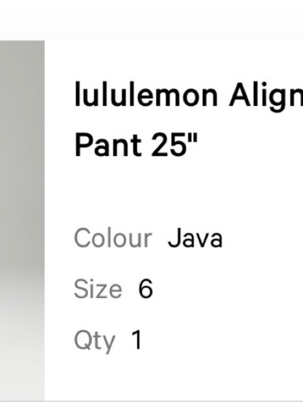 lululemon athletica Brown High-Rise Leggings - Picture 3 of 3